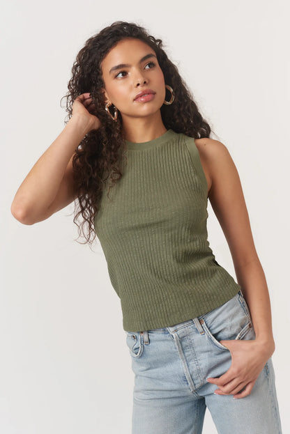 Project Social T Ribbed tank top (M)