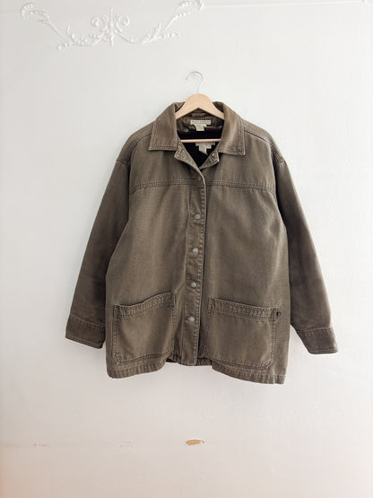 Vintage Sherpa Lined Jacket (XL)
