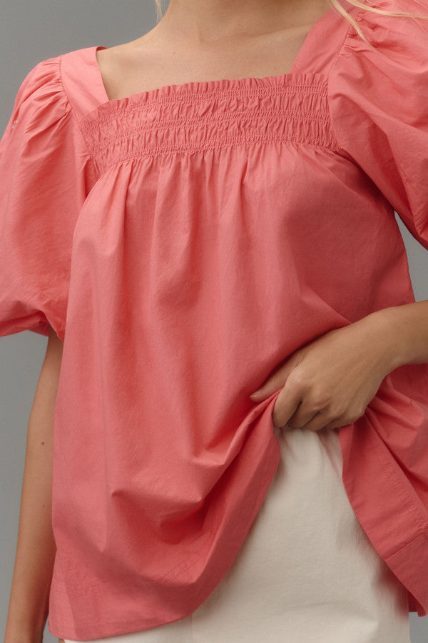 Maeve (Anthropologie) Puff Sleeve Top