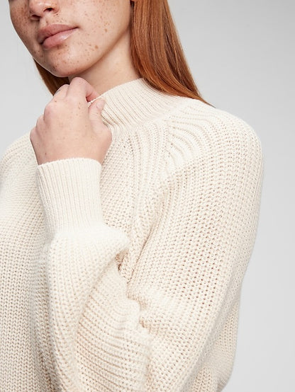 Gap Cream Mockneck Sweater (M)