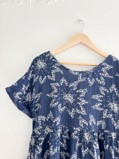 Free People Blue Floral Mini Dress