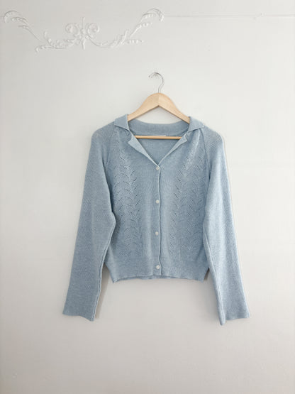Maison Blanche Light Blue Cardigan (S/M)