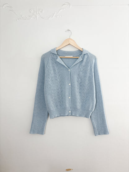 Maison Blanche Light Blue Cardigan (S/M)