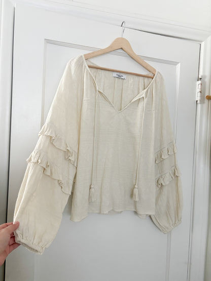 Carly Jean LA Halston blouse (M)