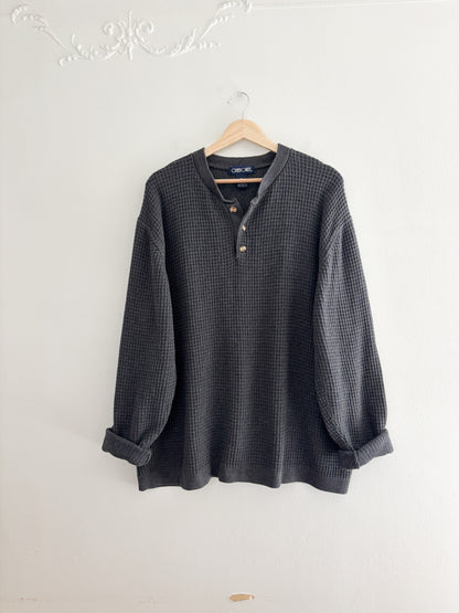 Vintage Cherokee Waffle Henley (XL)