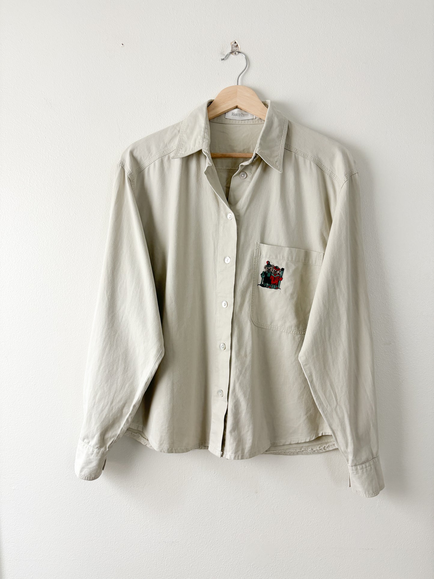 Vintage Teddy Ski button up