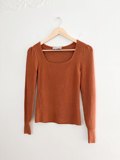 Everlane Ribbed Long Sleeve (XS/S)