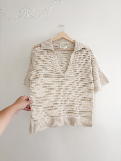 Max Studio Crochet Top