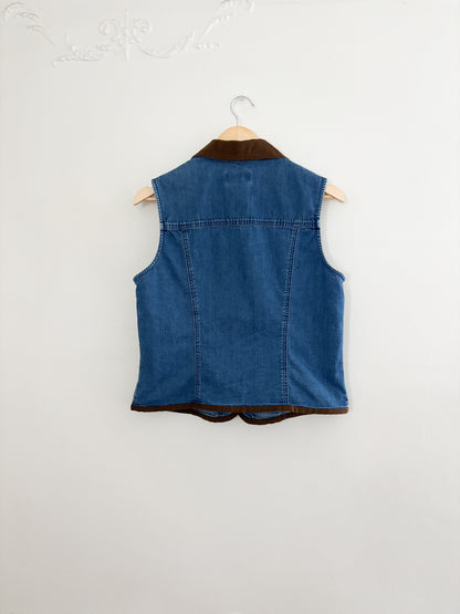 Vintage Talbots Denim Button Up (S)