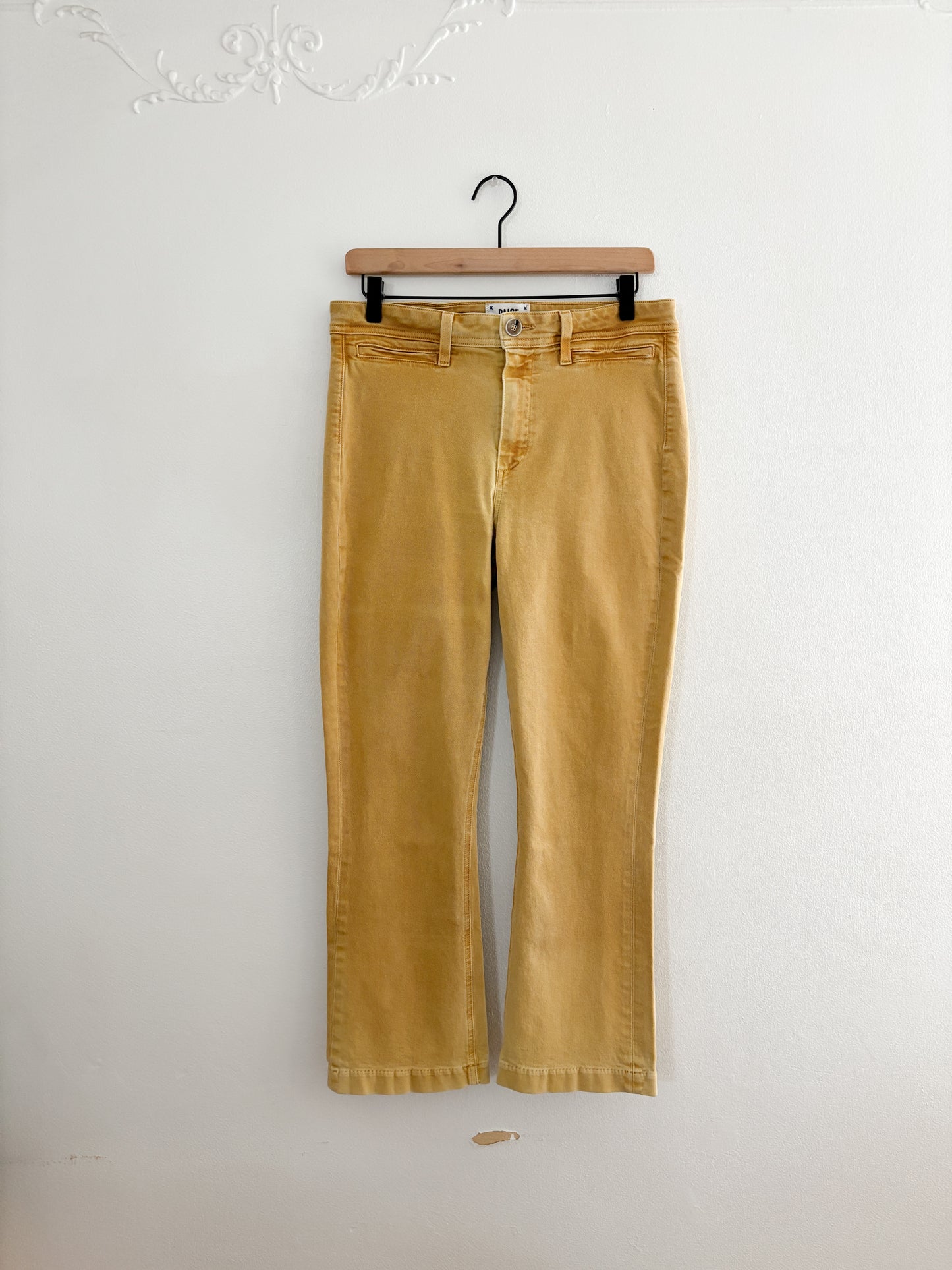 Paige Colette Crop Flare Pants (30)