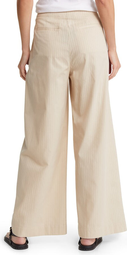 Striped Wide Leg Pants (34”)