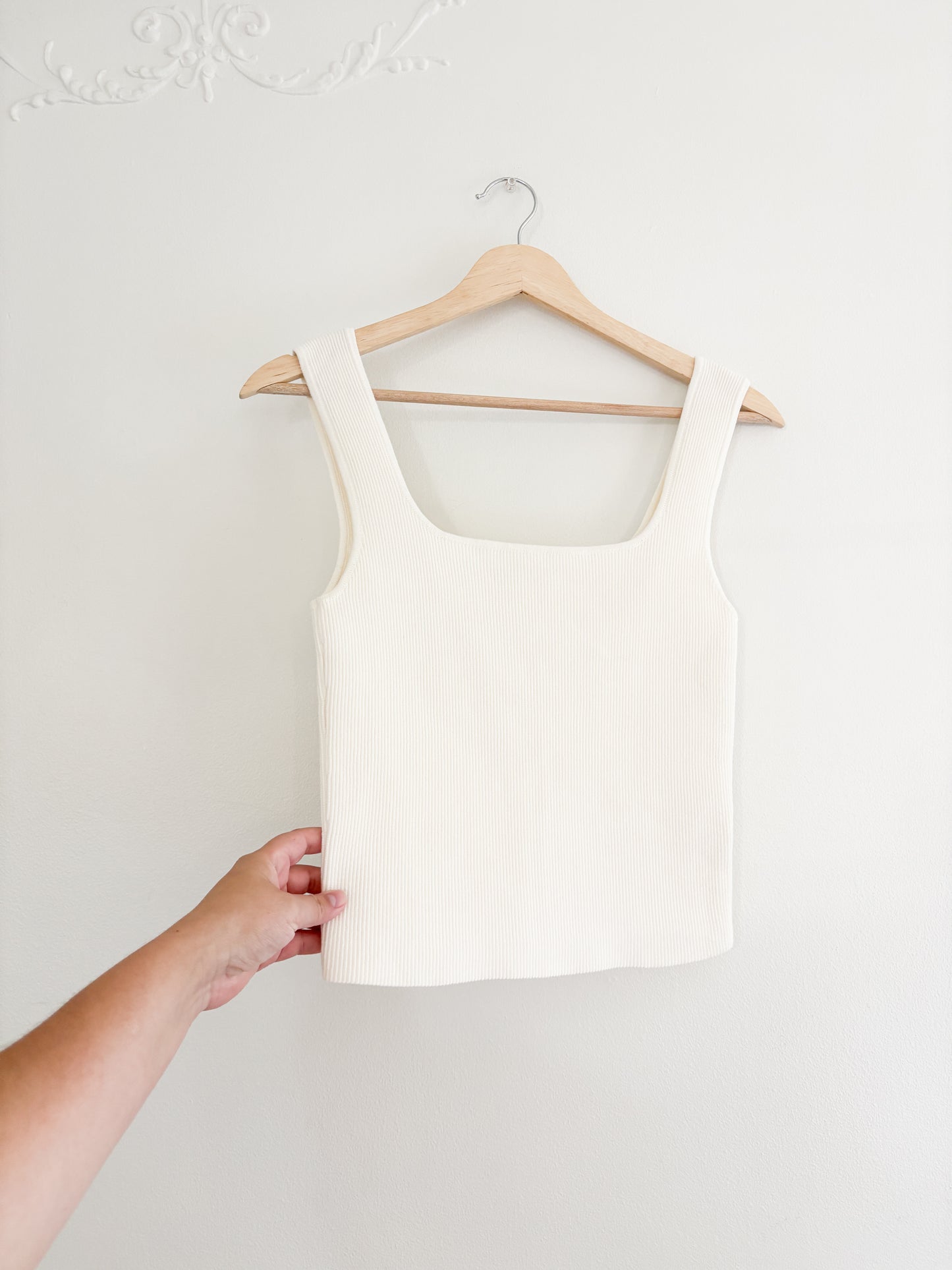 Reformation Julia Ribbed Sweater Tank (S)