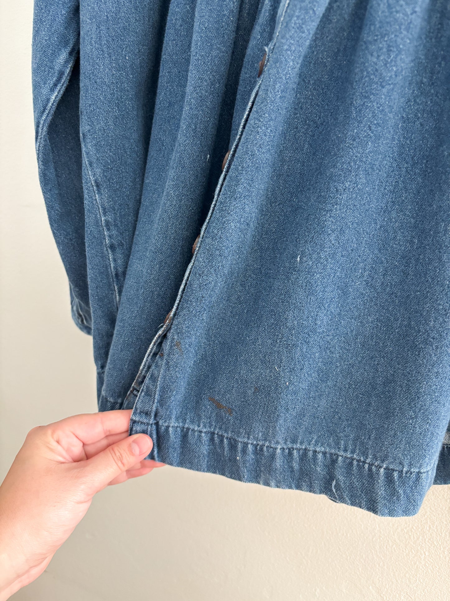 Vintage Denim Blouse (M)