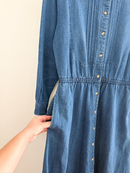 Vintage Eddie Bauer Denim Dress (S)