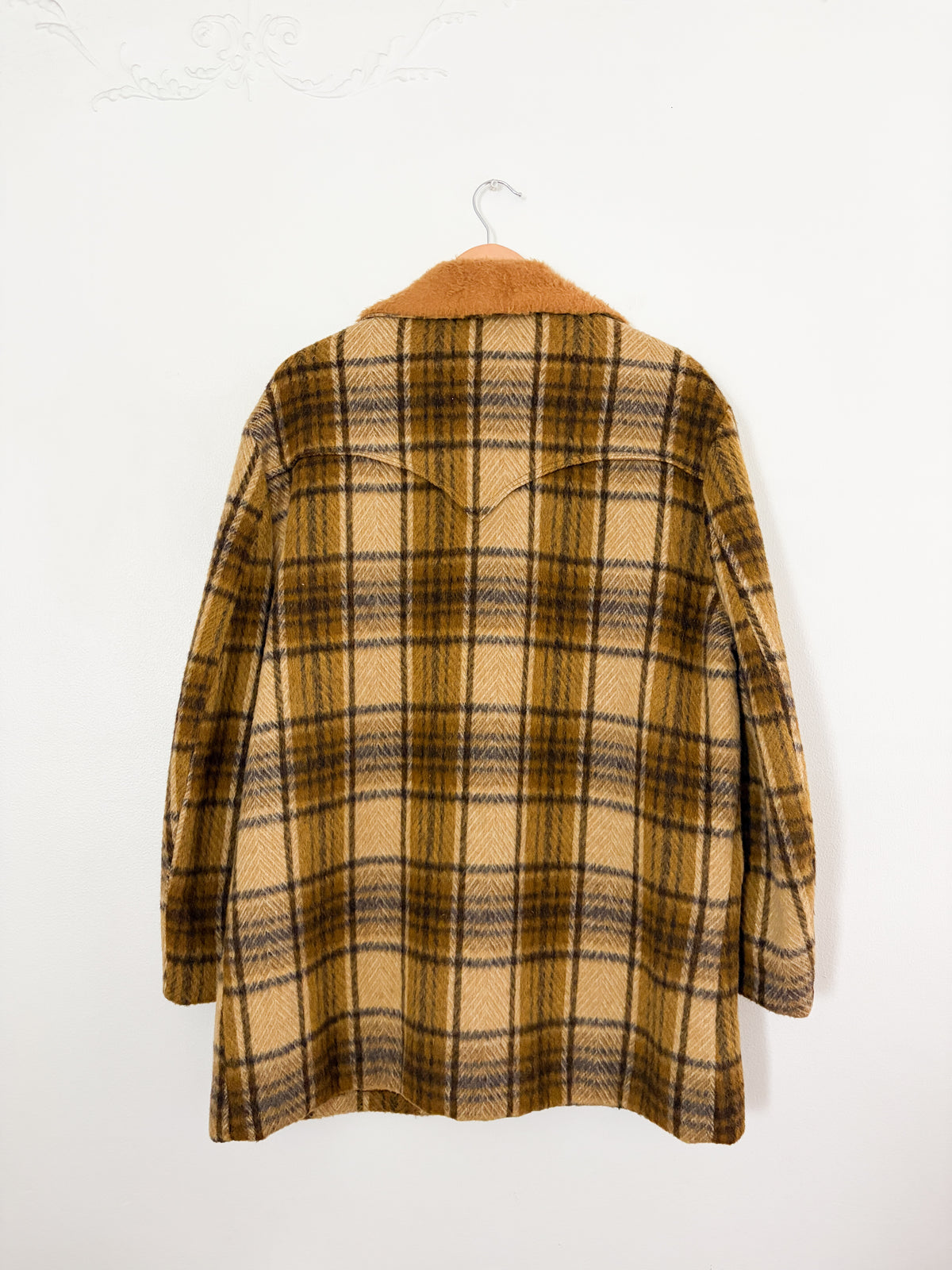 Vintage California Trends 70’s Rancher Plaid Coat