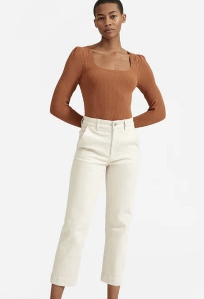 Everlane Ribbed Long Sleeve (XS/S)