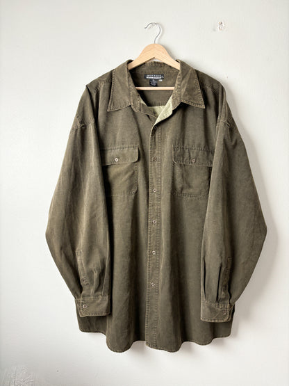 Vintage olive button down