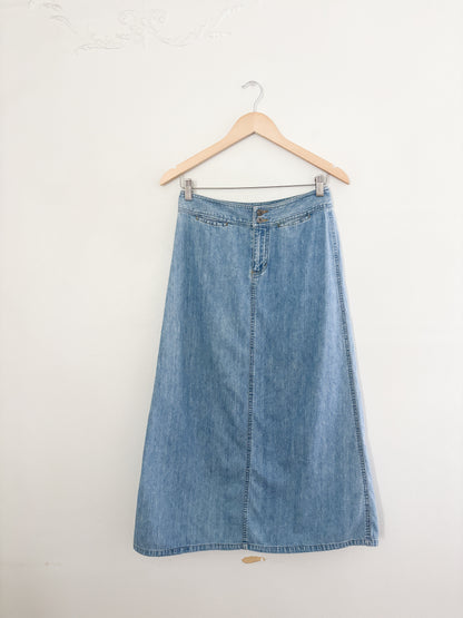 Vintage Liz Claiborne Denim Skirt (26/27”)