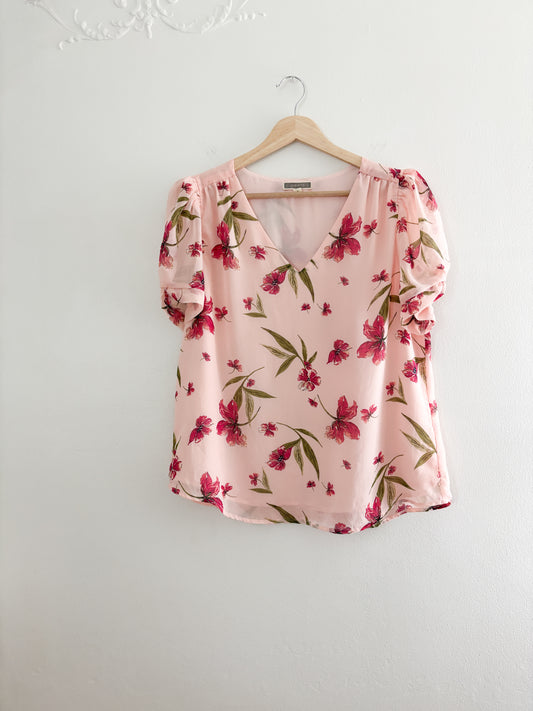 Pleione Floral Blouse (S)