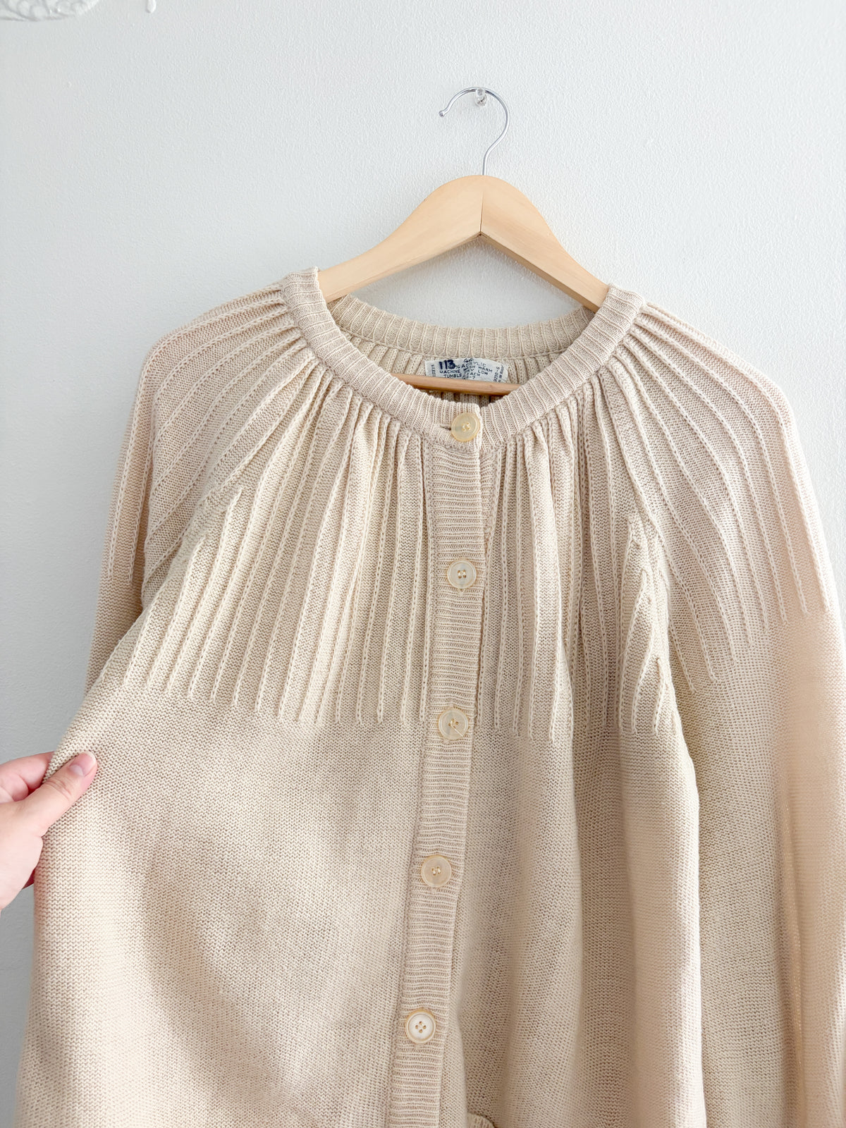 Vintage Cream Cardigan