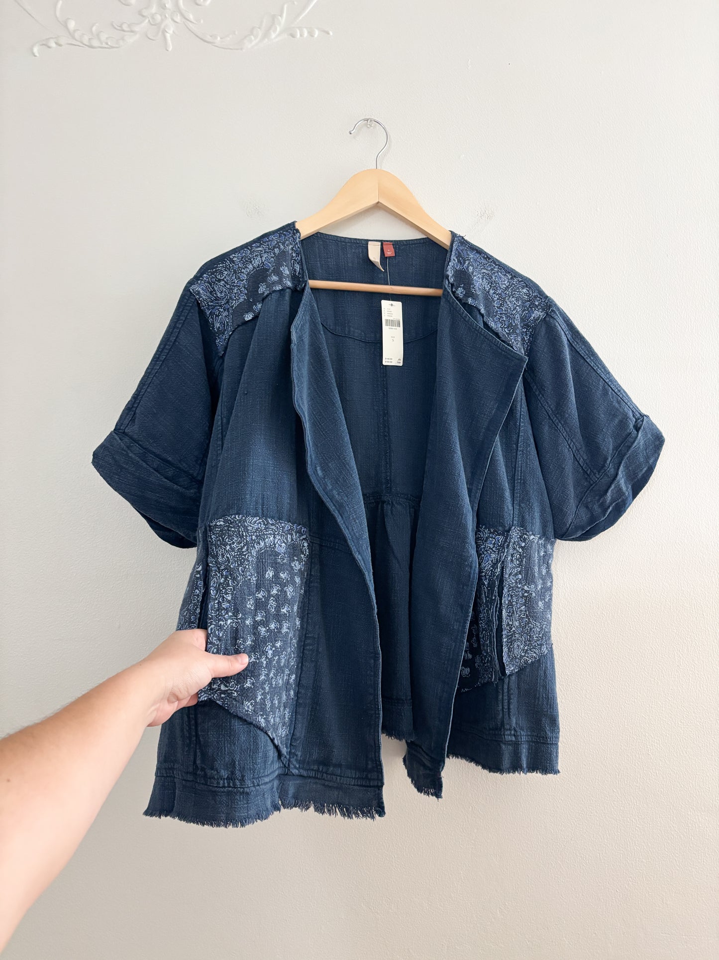 NWT Pilcro Denim Kimono Jacket (S)