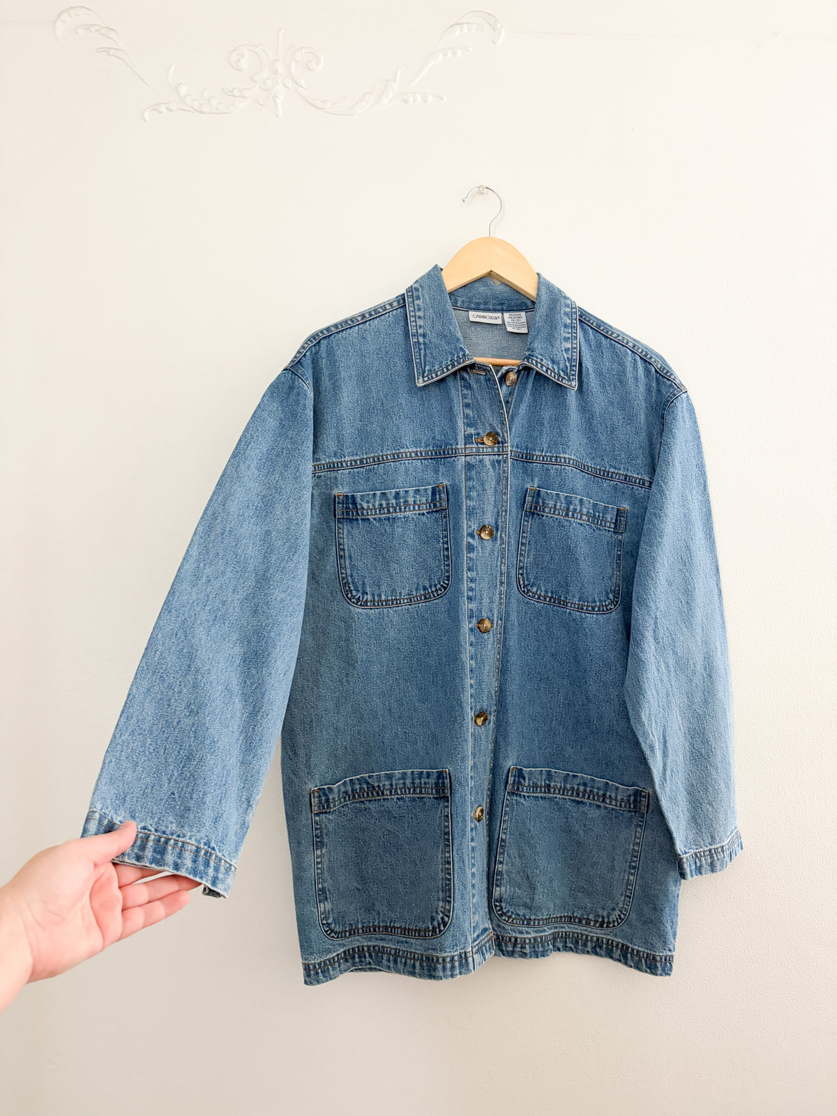 Vintage Denim Chore Jacket (M)
