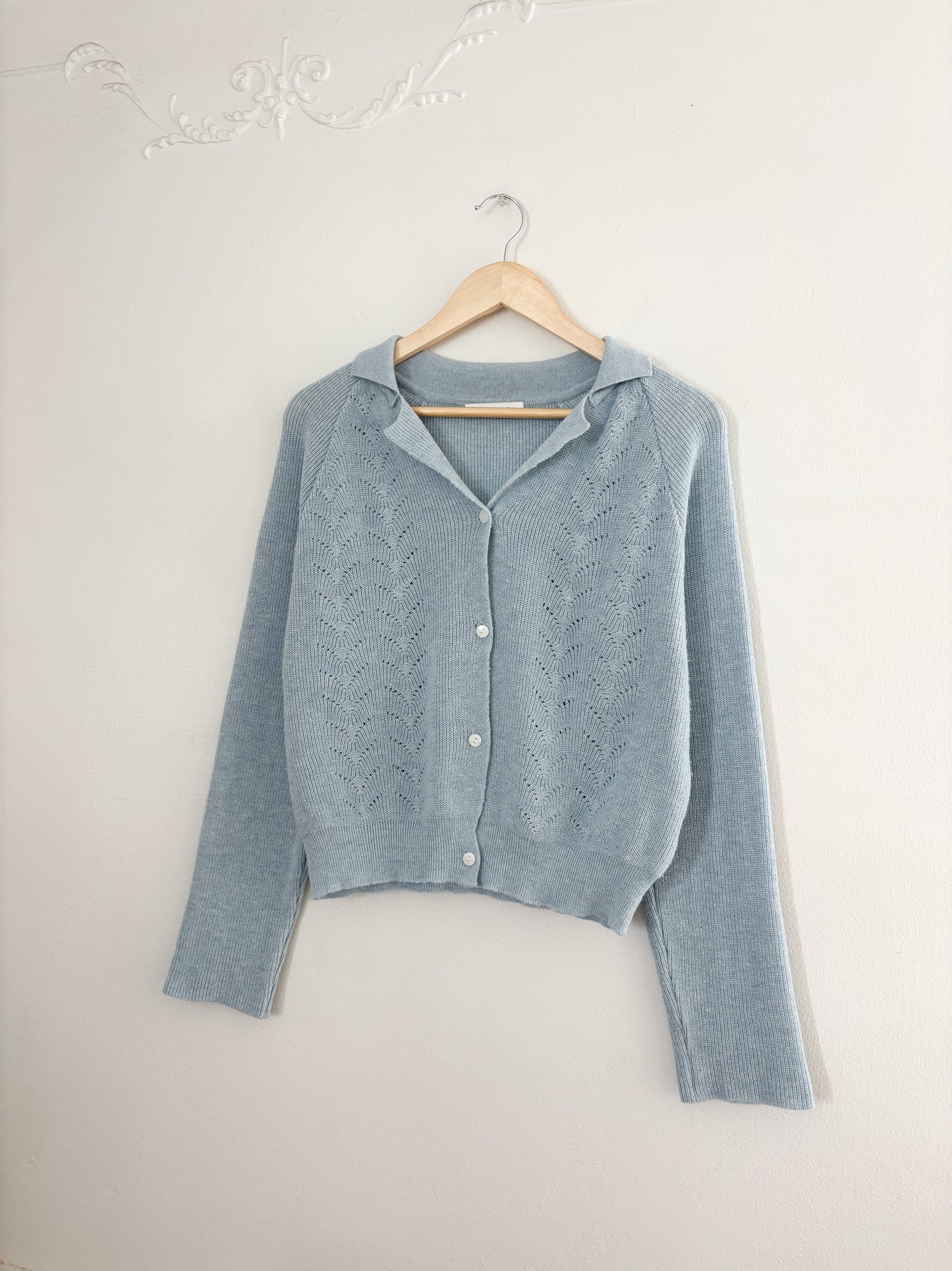 Maison Blanche Light Blue Cardigan (S/M)