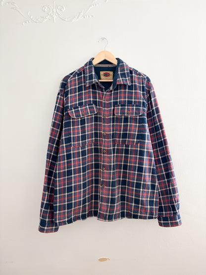 Vintage Plaid Fleece Lined Flannel (XXL)