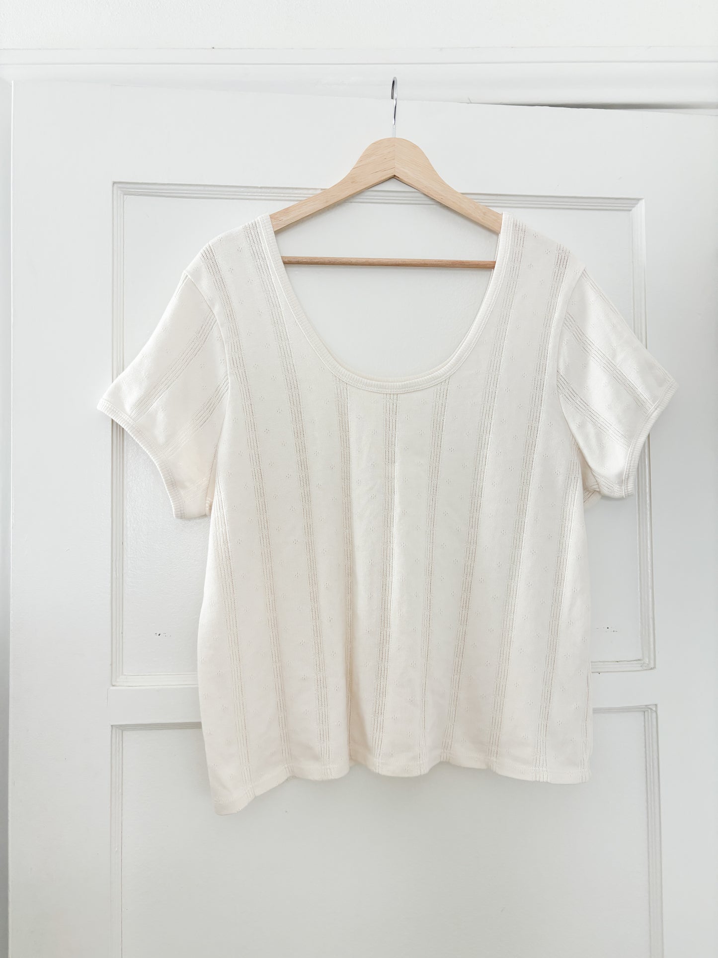 NWT Madewell Pointelle Tee (XXL)