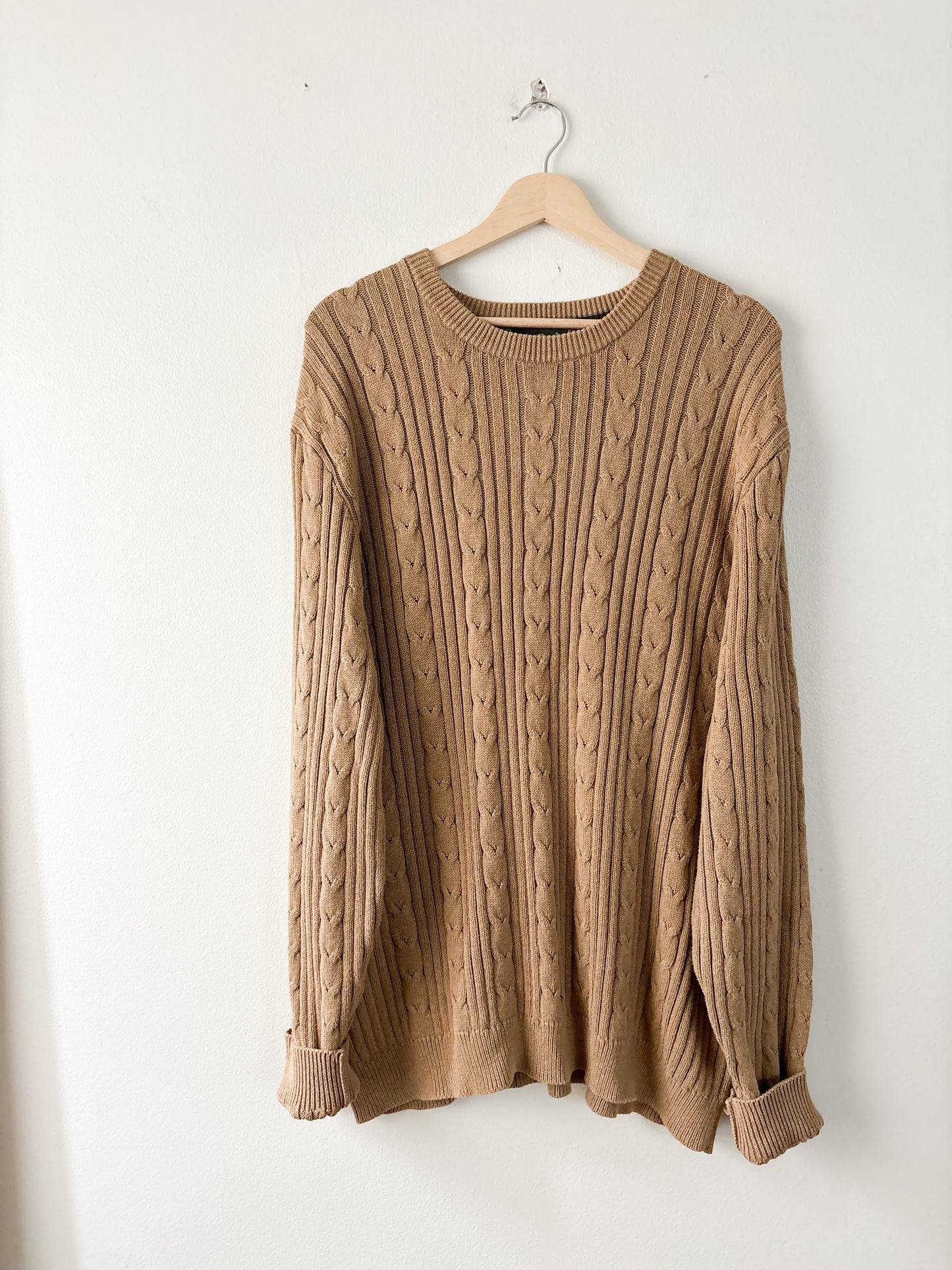 Eddie Bauer cableknit sweater