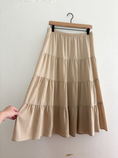 Vintage Tiered Skirt (M)