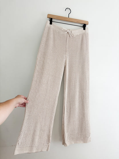 Z Supply Costa Crochet Pants (M)