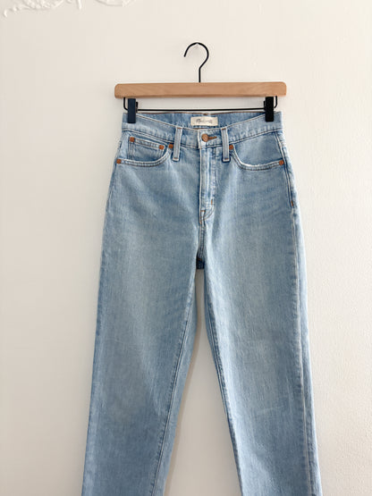 Madewell Classic Straight Jean (26”)