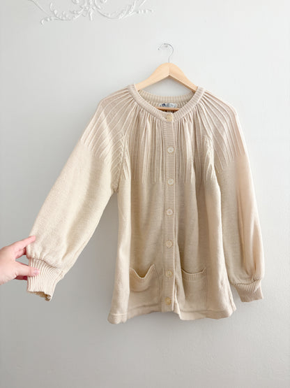 Vintage Cream Cardigan