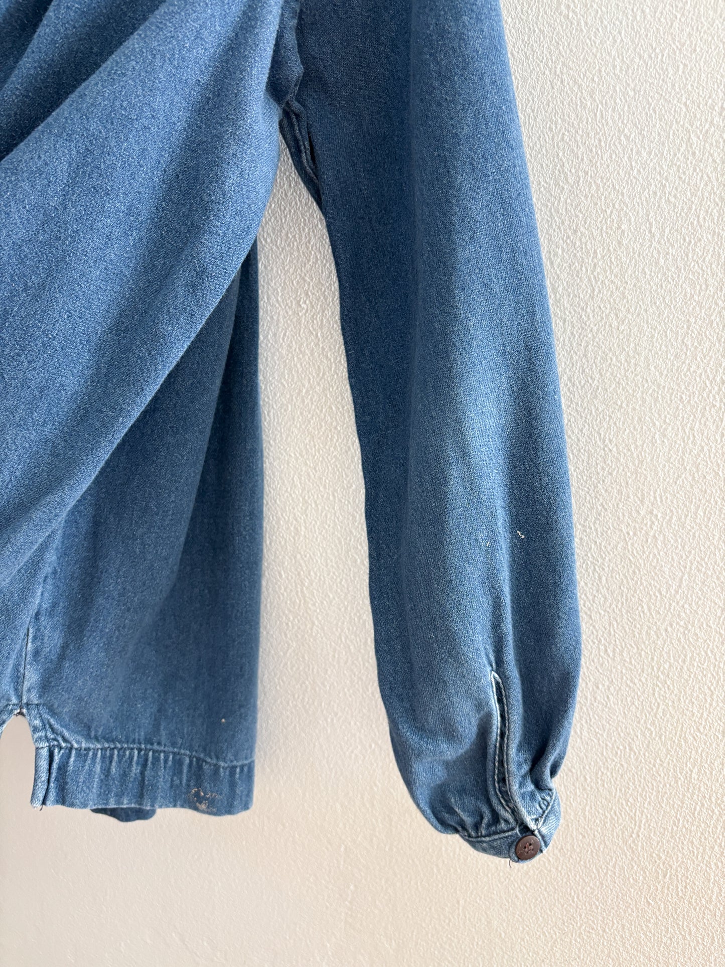Vintage Denim Blouse (M)