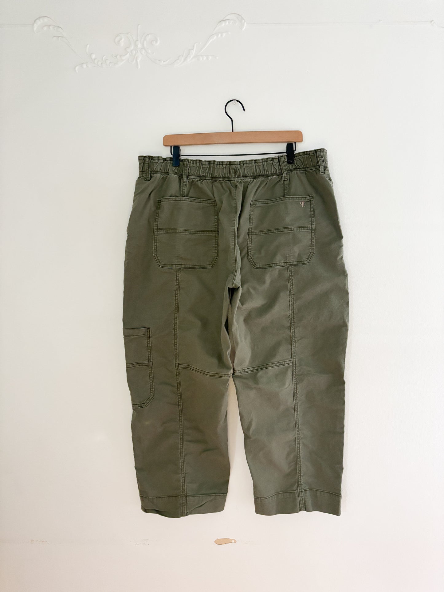 Pilcro Utility Drawstring Pocket Pants (XL)