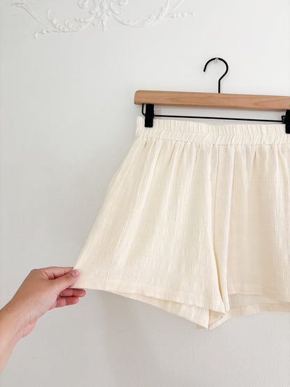 Beige Botany Easy Shorts (M)