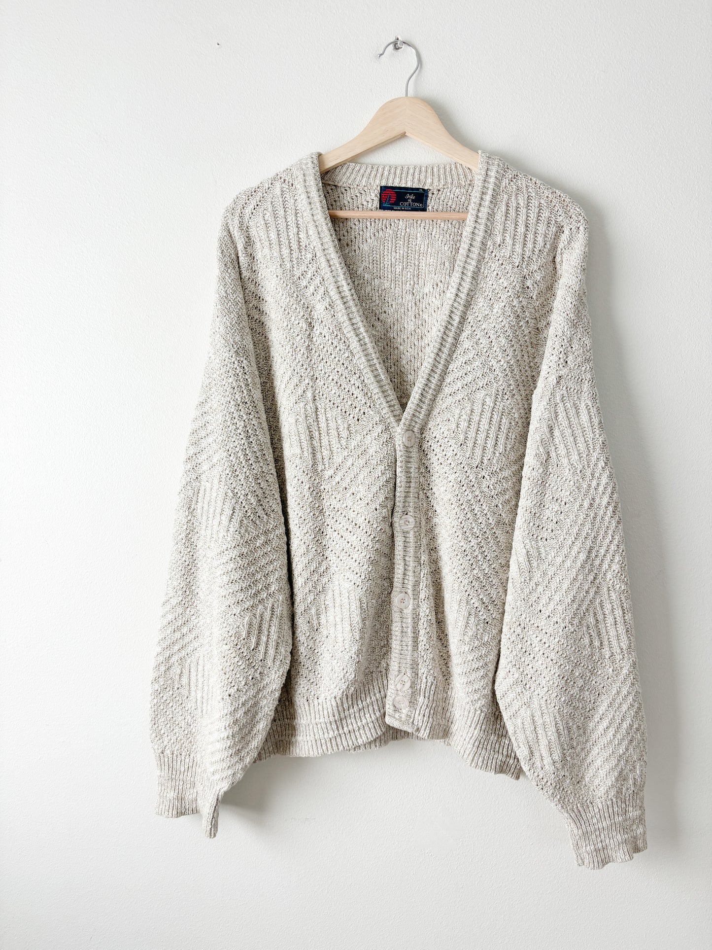 Vintage Oat Cardigan