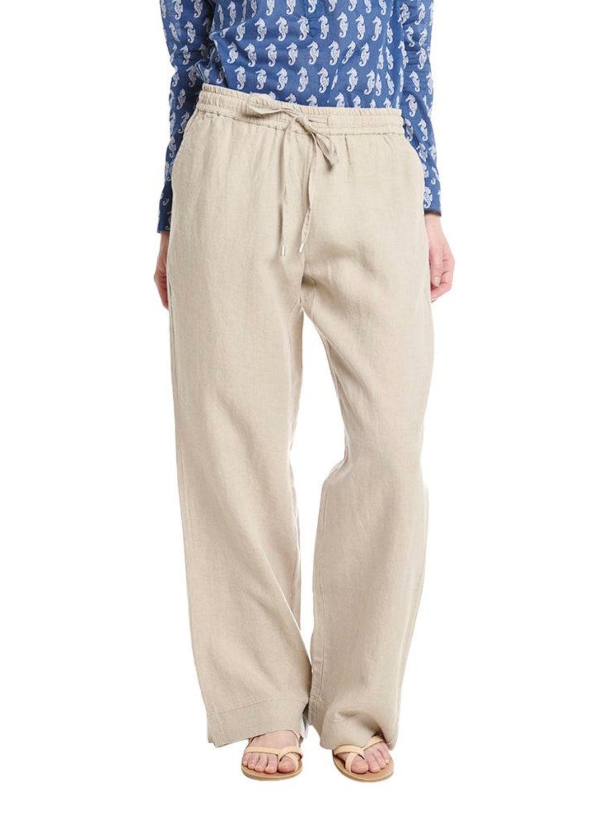 Tommy Bahama Oat Linen Easy Pants (S)