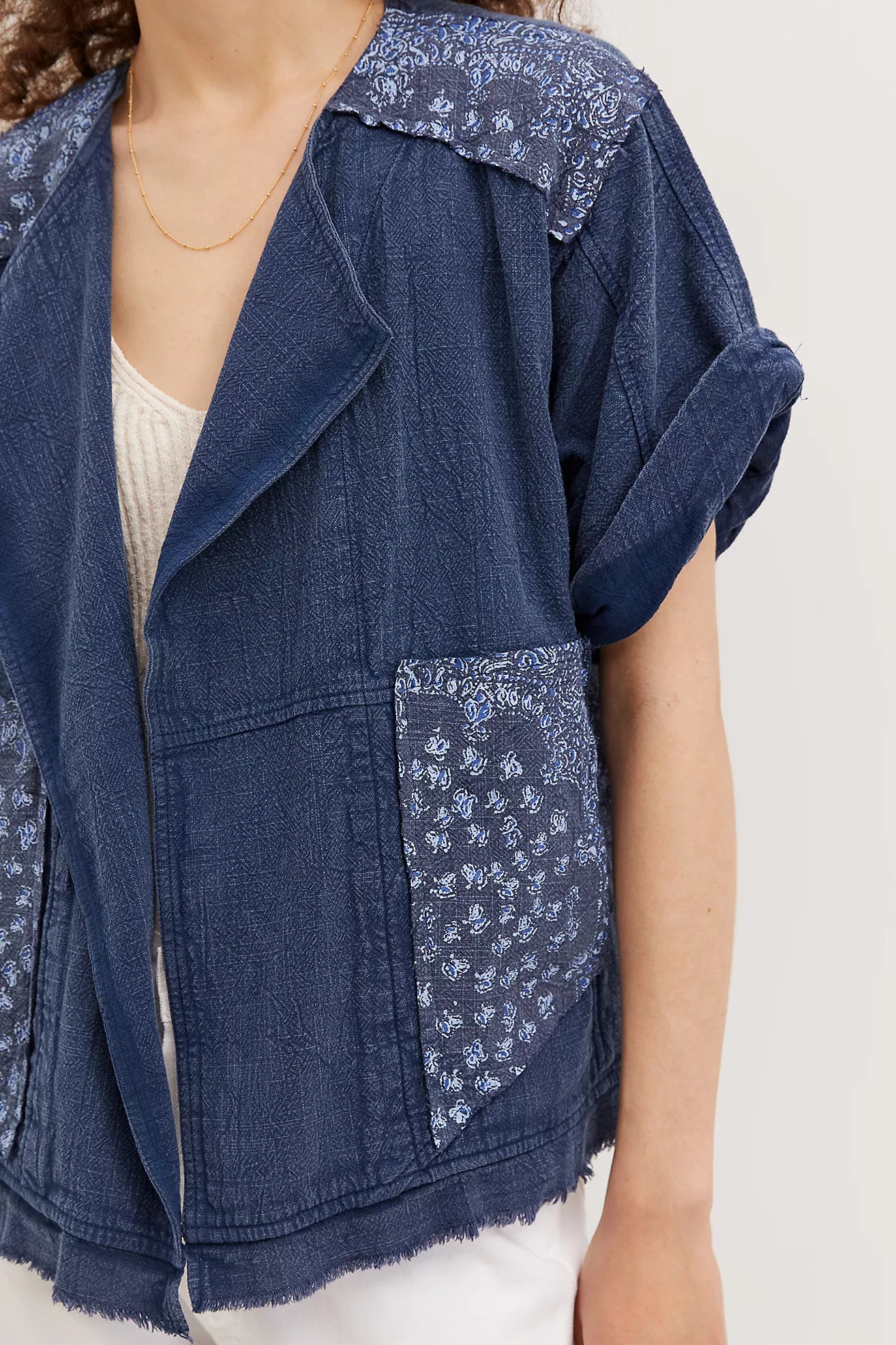 NWT Pilcro Denim Kimono Jacket (S)