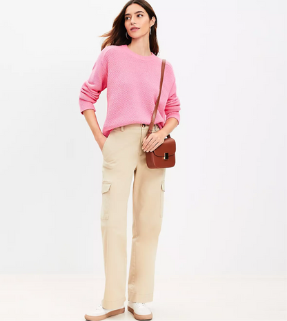 Loft Cargo Olive Pants (28”)