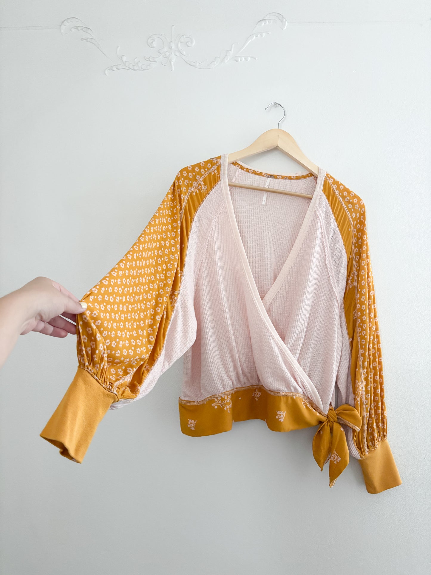 Free People Wrap Blouse (S)