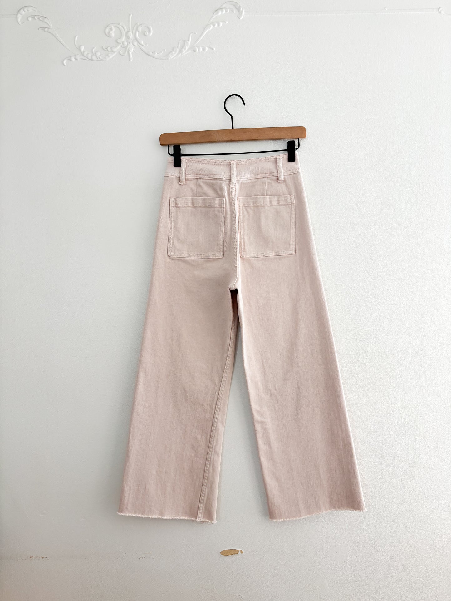 NEW Miou Muse Light Pink Wide Leg Pants (S)