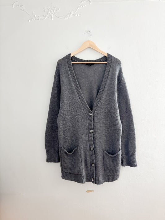 Ann Taylor Grey Cardigan (XL)