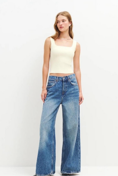 Reformation Julia Ribbed Sweater Tank (S)