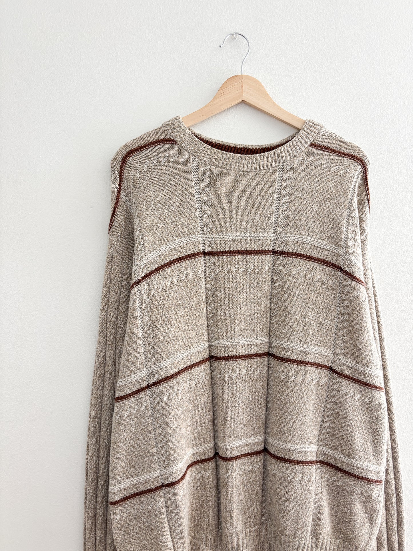Haggar Plaid patterned sweater (XL)