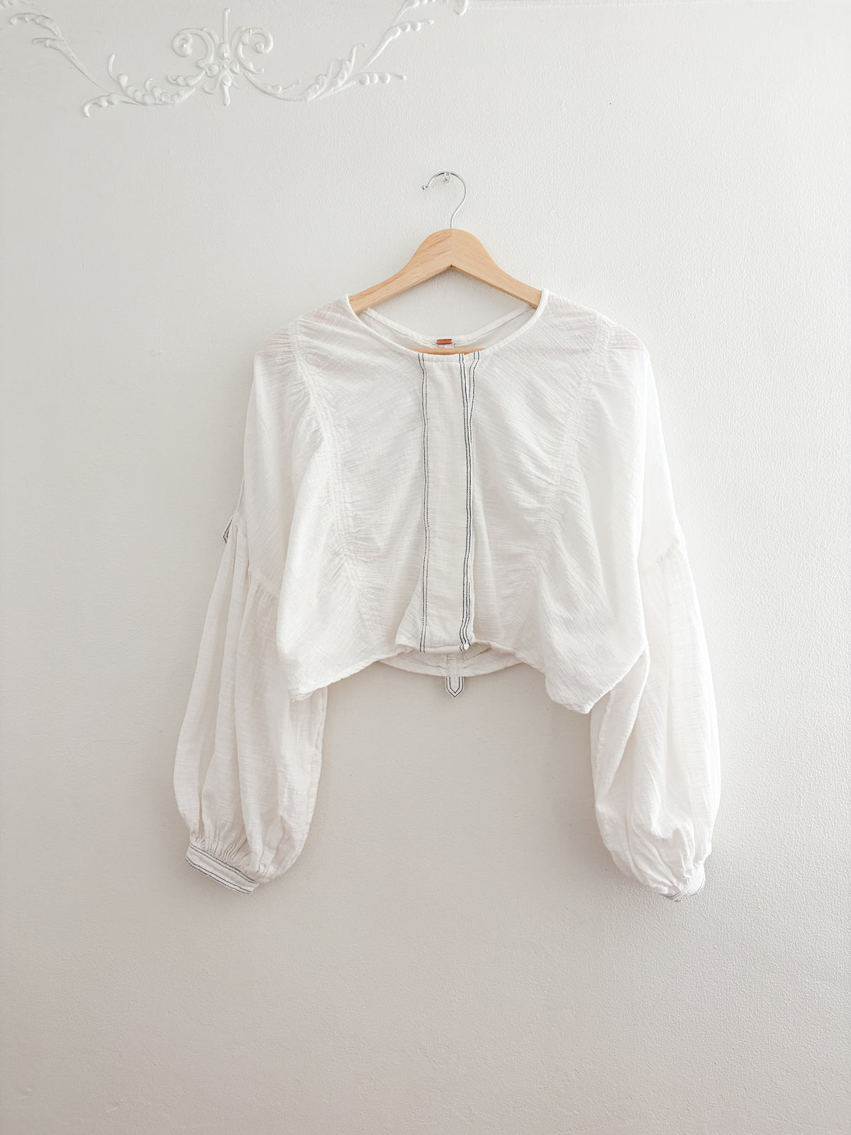 Free People Bubble Sleeve Top (S)