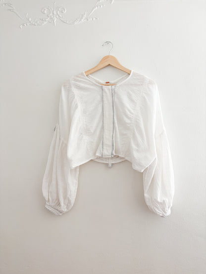 Free People Bubble Sleeve Top (S)