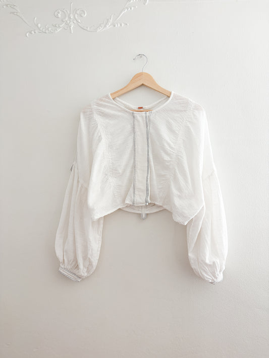 Free People Bubble Sleeve Top (S)
