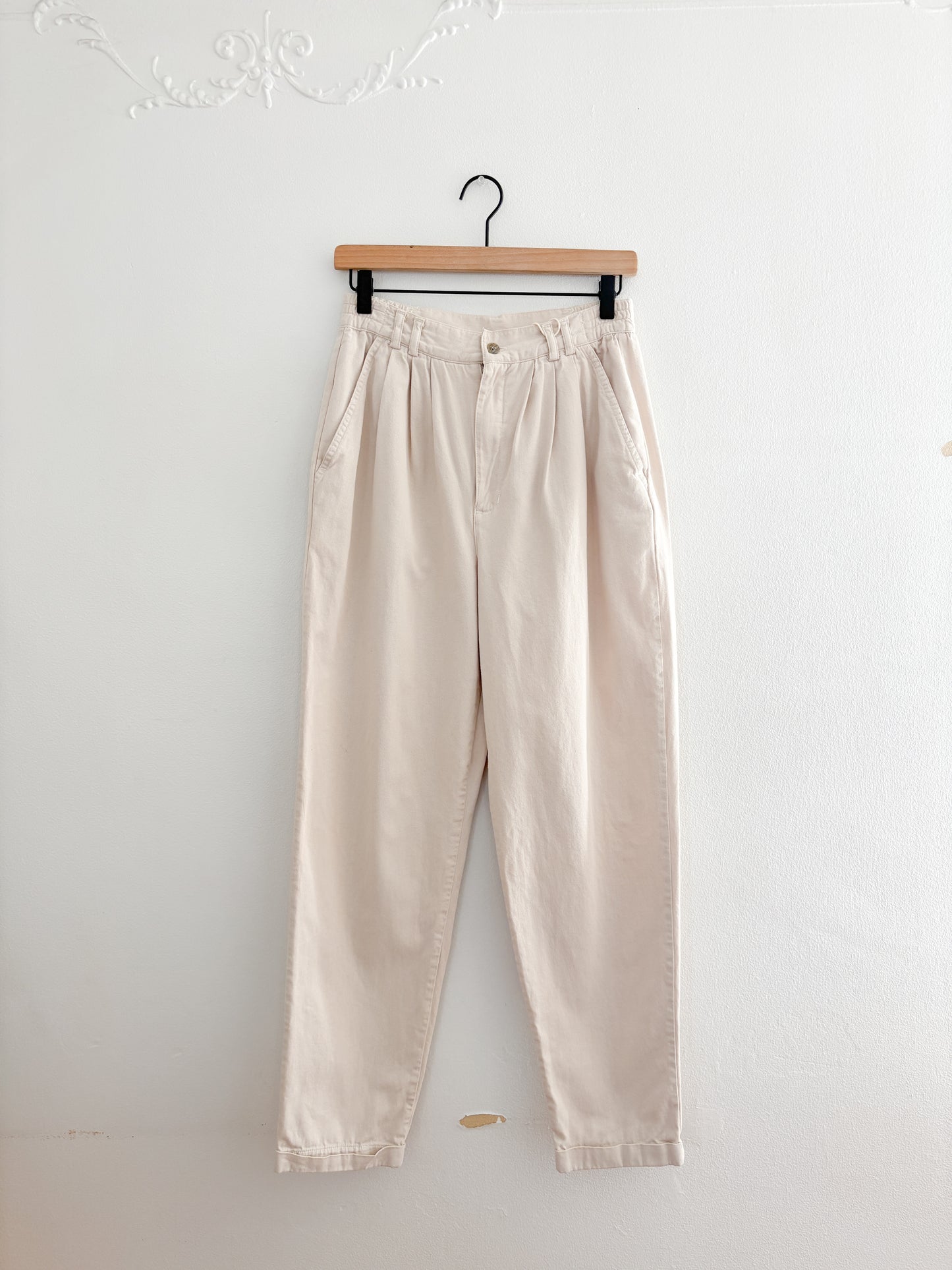Vintage Cream Trousers (26/27”)
